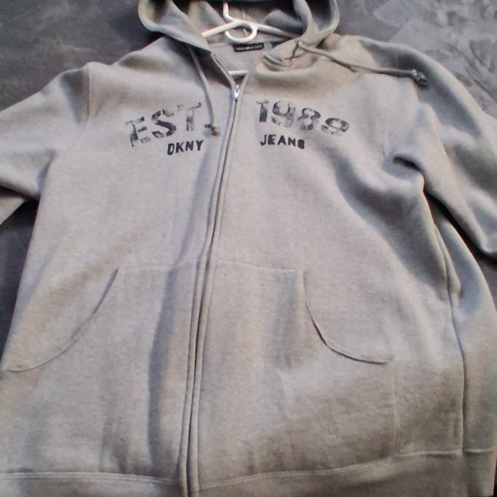 DKNY Heather Gray Hoodie